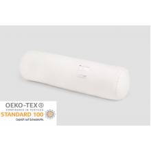 Подушка валик гипоаллергенная в жаккардовом сатине 7020 V Best Quality Белая
